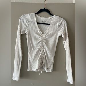 Hollister White long sleeve